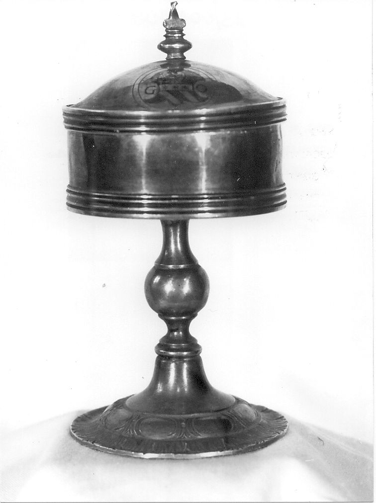 pisside da viatico, opera isolata - ambito abruzzese, ambito napoletano (fine sec. XVIII)