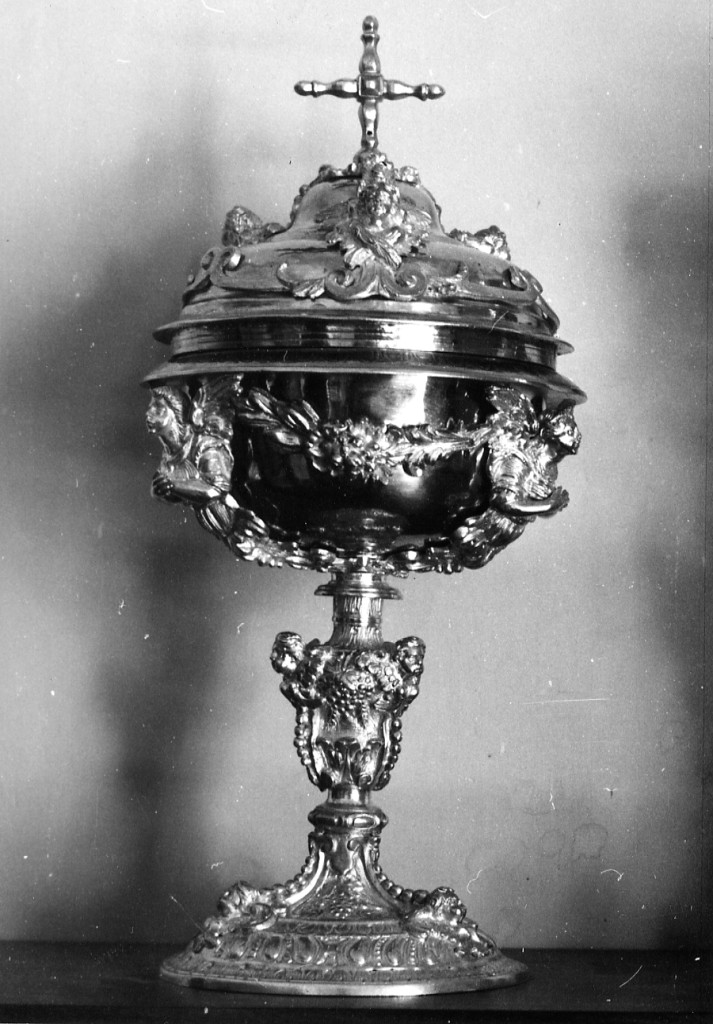 pisside - ambito napoletano (fine sec. XVII)