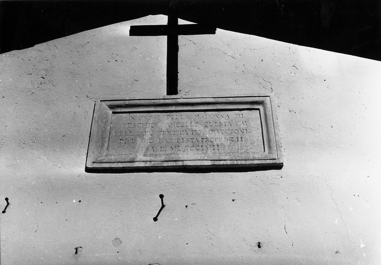 lapide documentaria - ambito Italia centrale (sec. XIX)