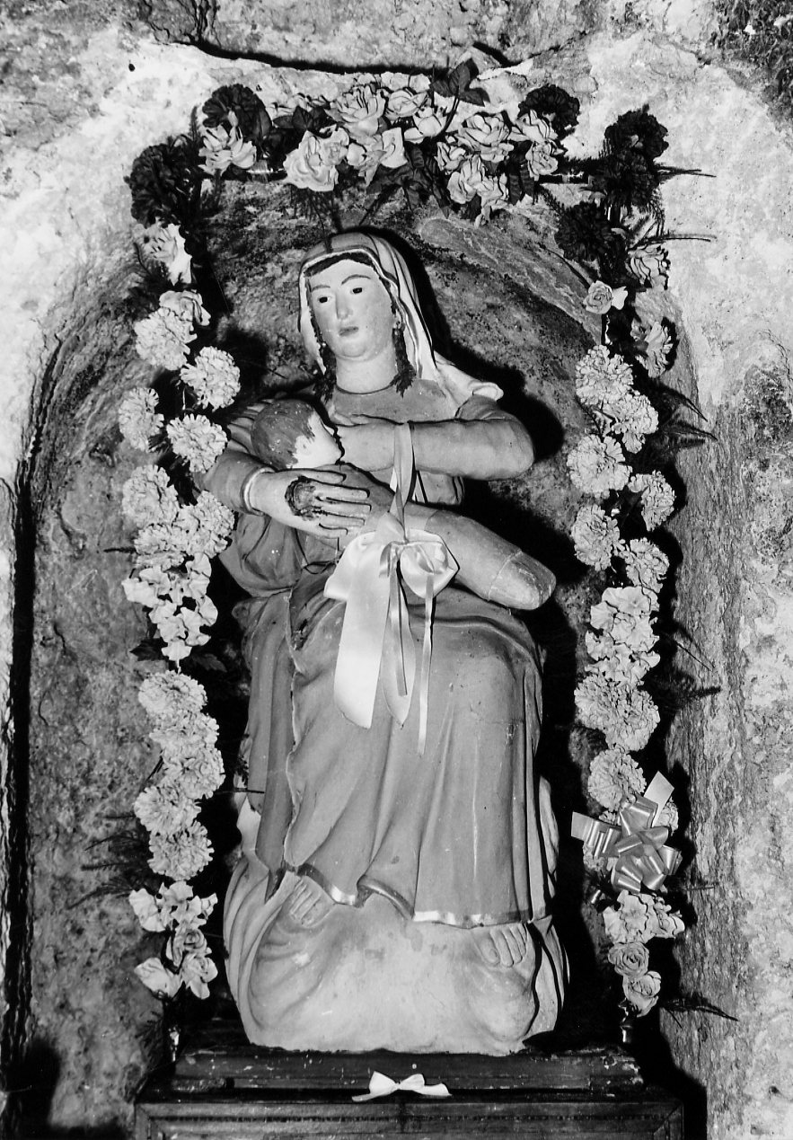 Madonna con Bambino (statua) - ambito Italia centrale (sec. XIX)