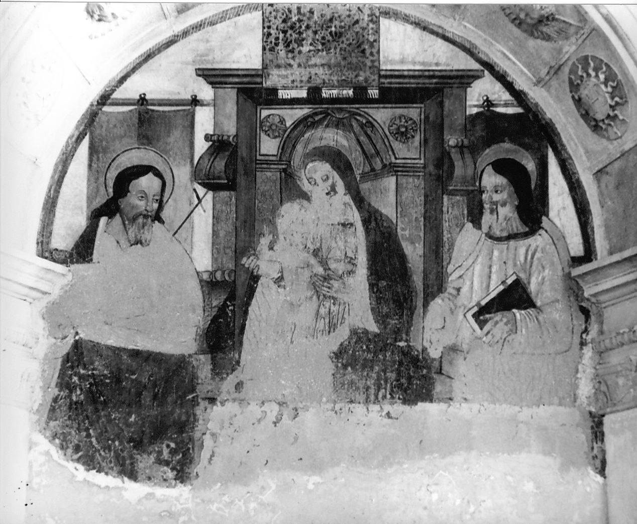 Madonna con Bambino e Santi (dipinto) - ambito Italia centrale (sec. XVI)