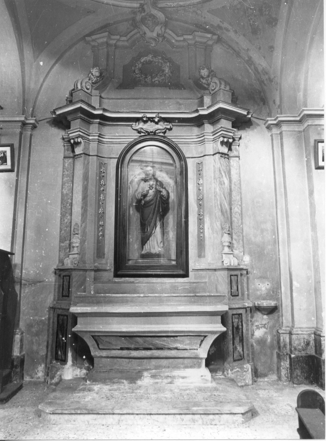 Sacro Cuore (altare) - ambito Italia centrale (sec. XVIII)