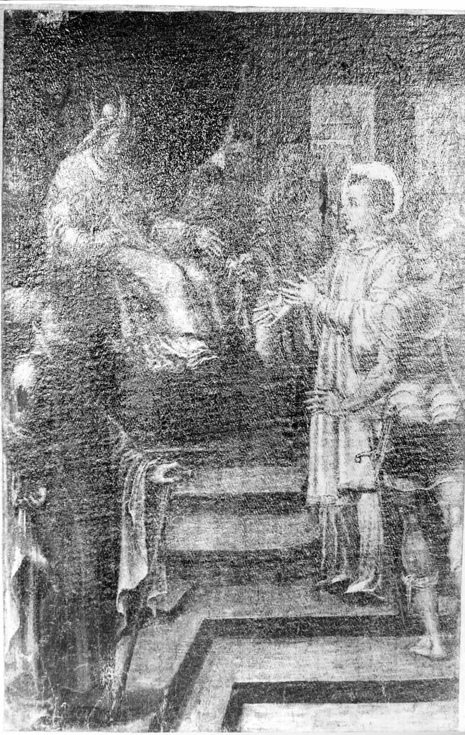 episodio della vita di Santo Stefano (dipinto) - ambito Italia centrale (sec. XVII)