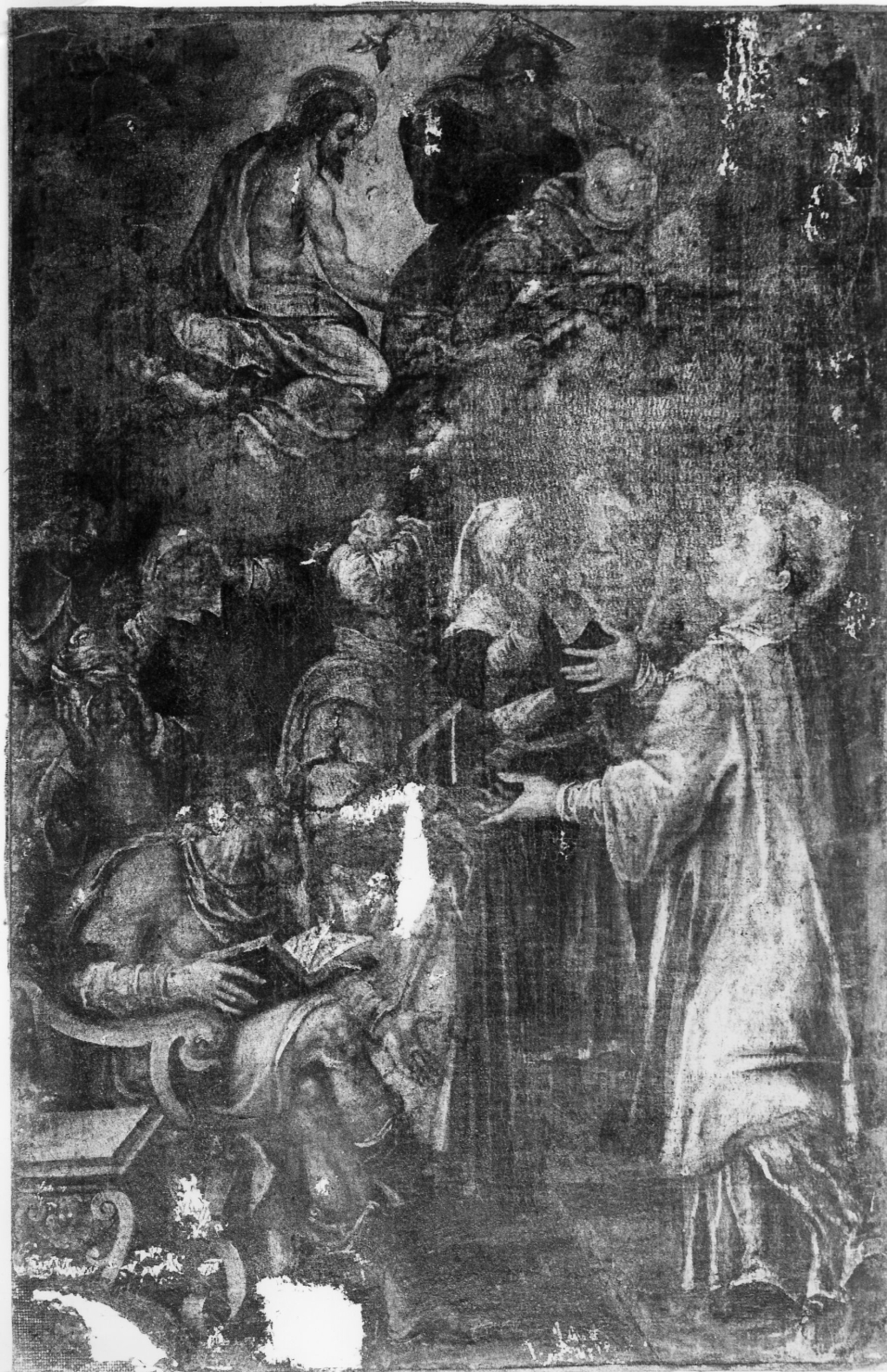 episodio della vita di Santo Stefano (dipinto) - ambito Italia centrale (sec. XVII)