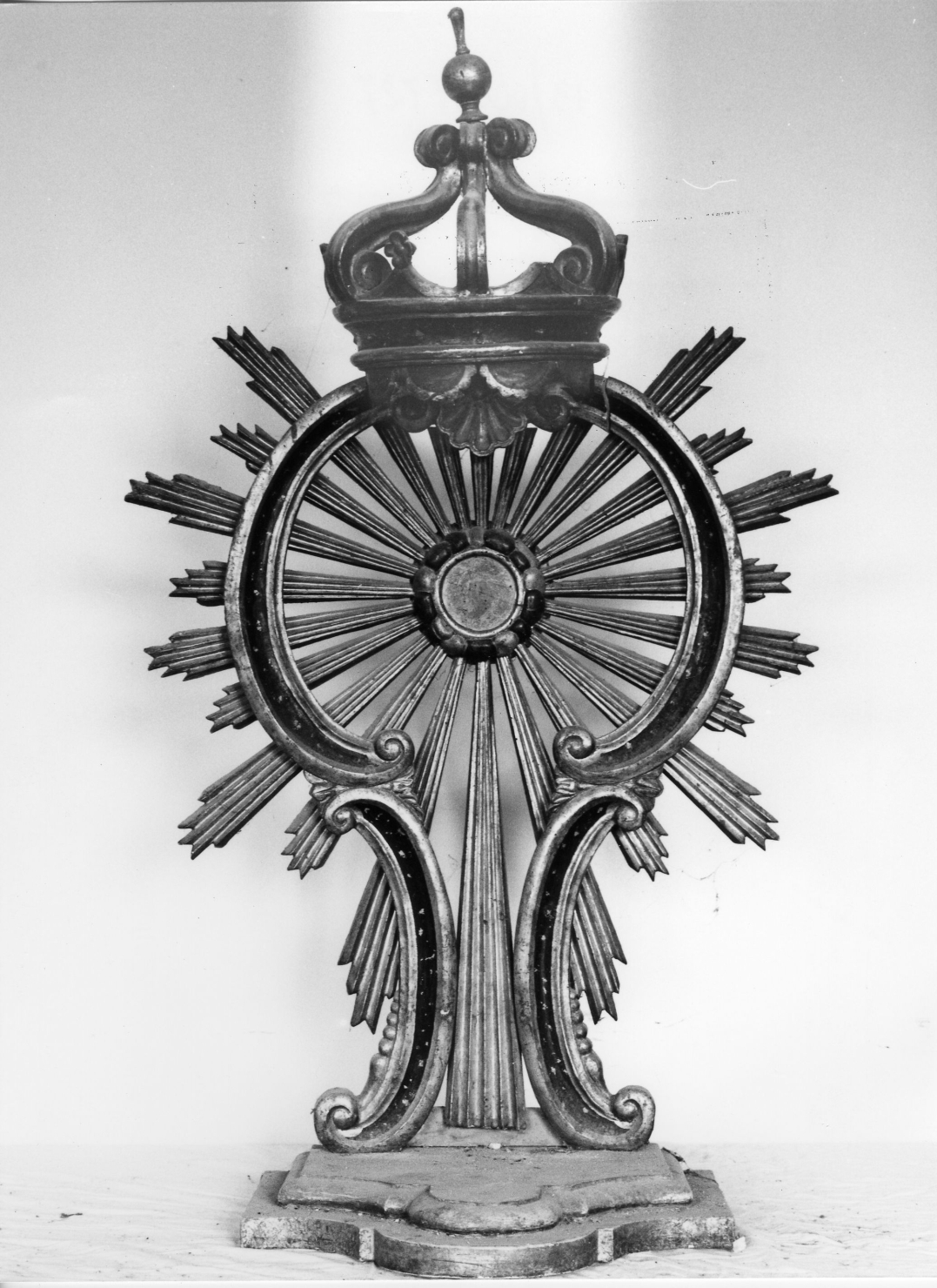 tronetto per esposizione eucaristica - ambito Italia centrale (sec. XIX)