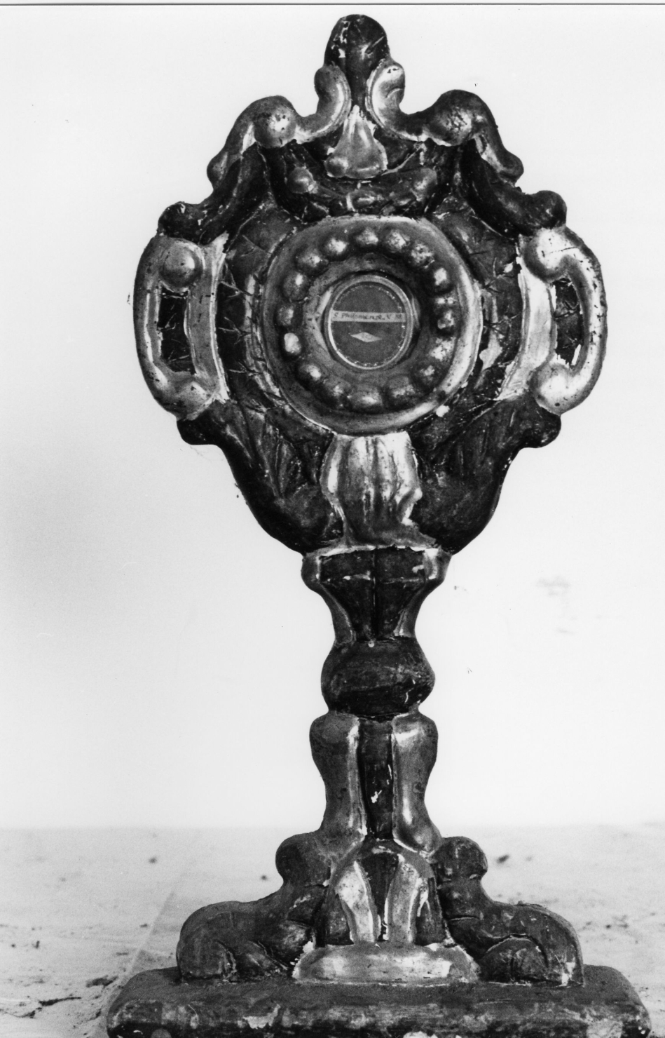 reliquiario-ostensorio - ambito Italia centrale (sec. XVIII)