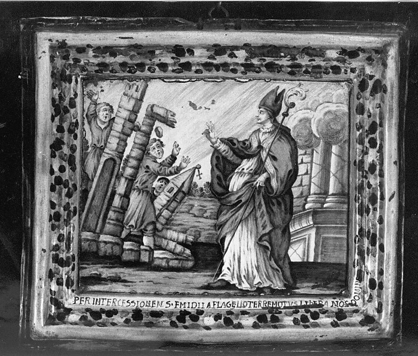 S. Emidio (mattonella) di Gentili Berardino il Giovane (attribuito) (sec. XVIII)