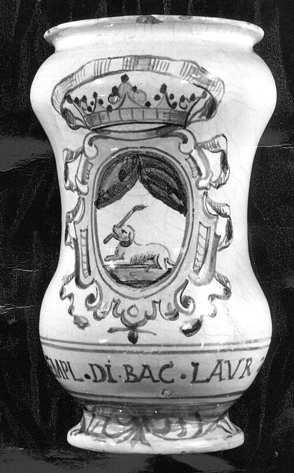 stemma (alberello) - manifattura Italia centrale (fine/inizio secc. XVII/ XVIII)