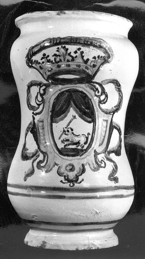 stemma (alberello) - manifattura Italia centrale (fine/inizio secc. XVII/ XVIII)