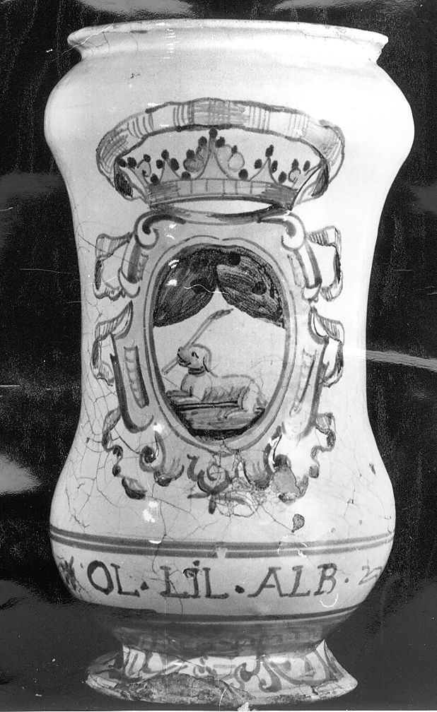 stemma (alberello) - manifattura Italia centrale (fine/inizio secc. XVII/ XVIII)