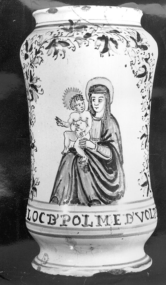 Madonna con Bambino (alberello) - manifattura Italia centrale (ultimo quarto sec. XVII)