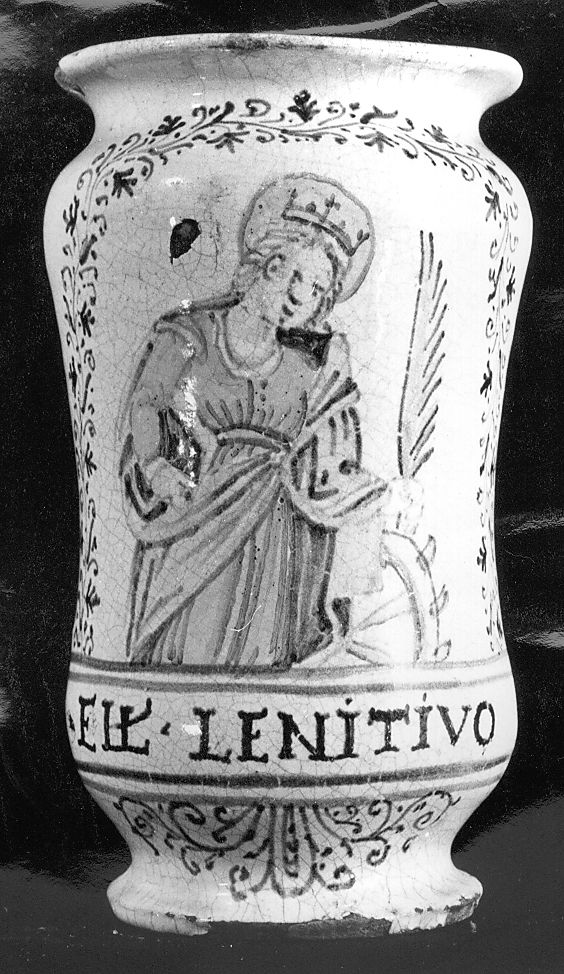 Santa Caterina d'Alessandria (alberello) - manifattura Italia centrale (sec. XVII)