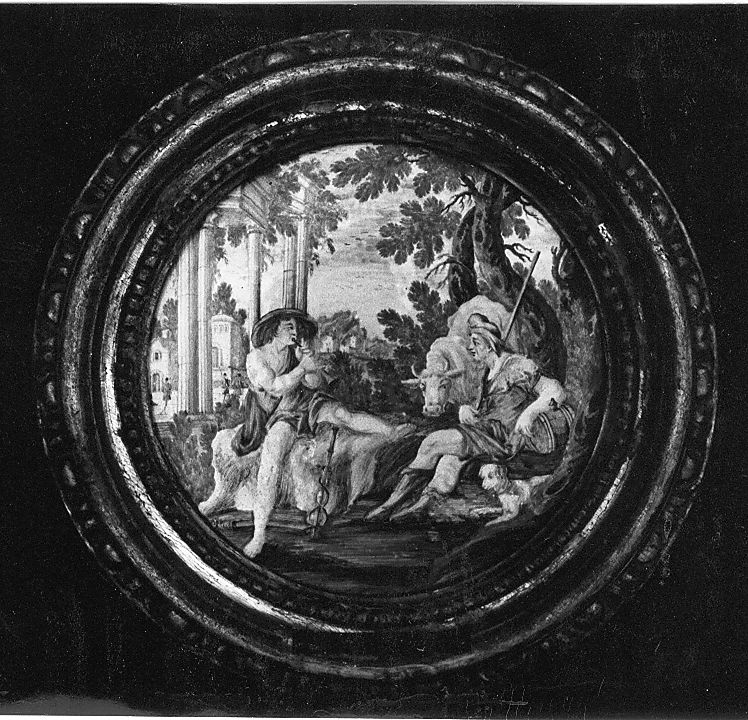 Mercurio (tondo) di Gentili Berardino il Giovane (scuola) (sec. XVIII)