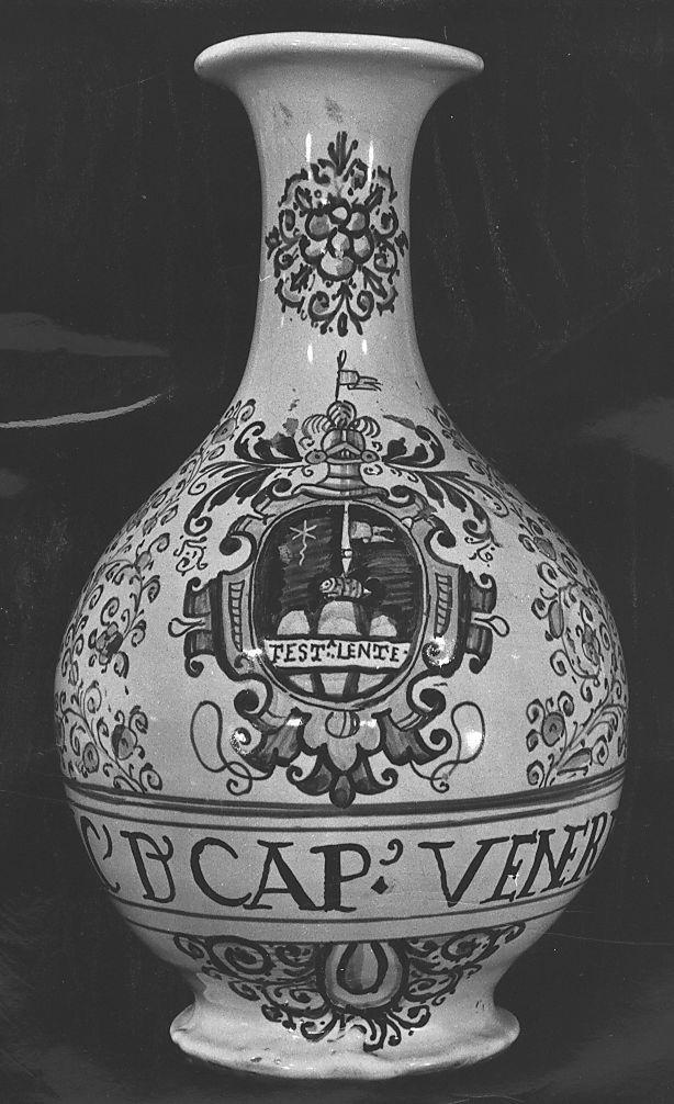 stemma (bottiglia) - manifattura Italia centrale (sec. XVIII)