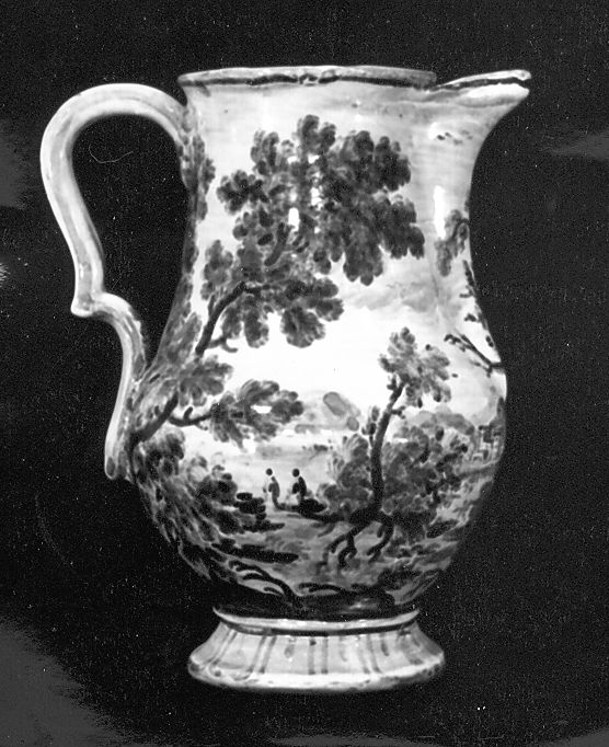 paesaggio (bricco) - manifattura Italia centrale (sec. XVIII)