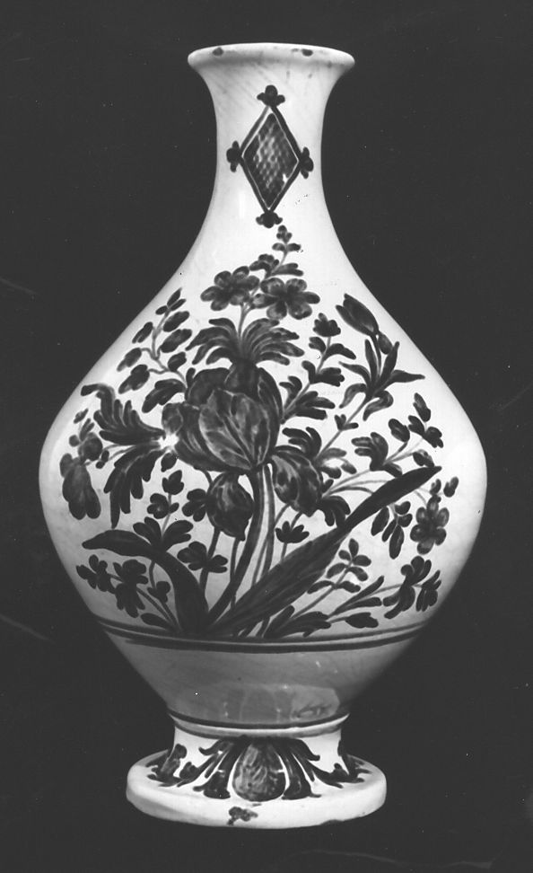 motivi decorativi floreali (bottiglia) di Grue Francesco Saverio Maria (attribuito) (sec. XVIII)
