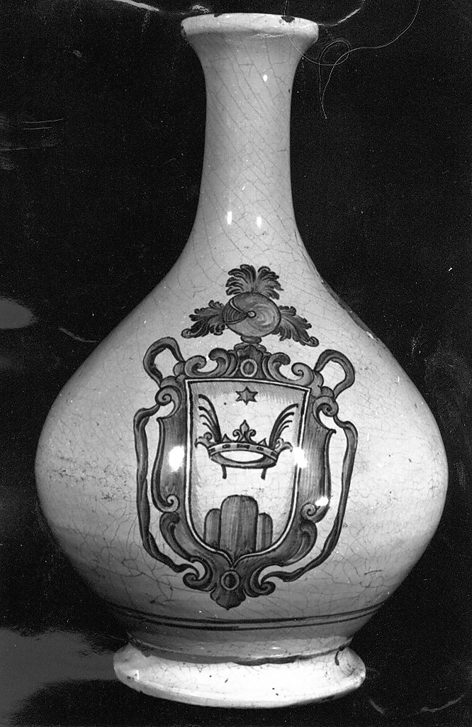 stemma (bottiglia) - manifattura Italia centrale (sec. XVIII)