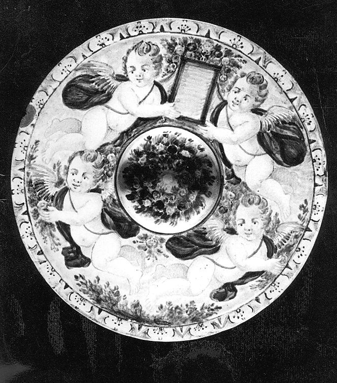 angeli (piattello) di Gentili Carmine (attribuito) (sec. XVIII)
