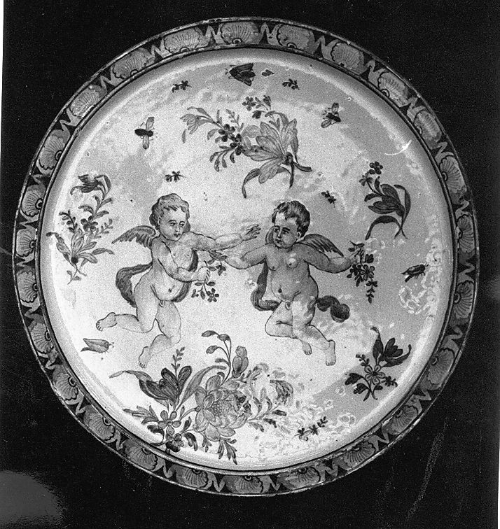 motivi decorativi floreali (alzata) di Fuina Gesualdo (attribuito) (fine sec. XVIII)