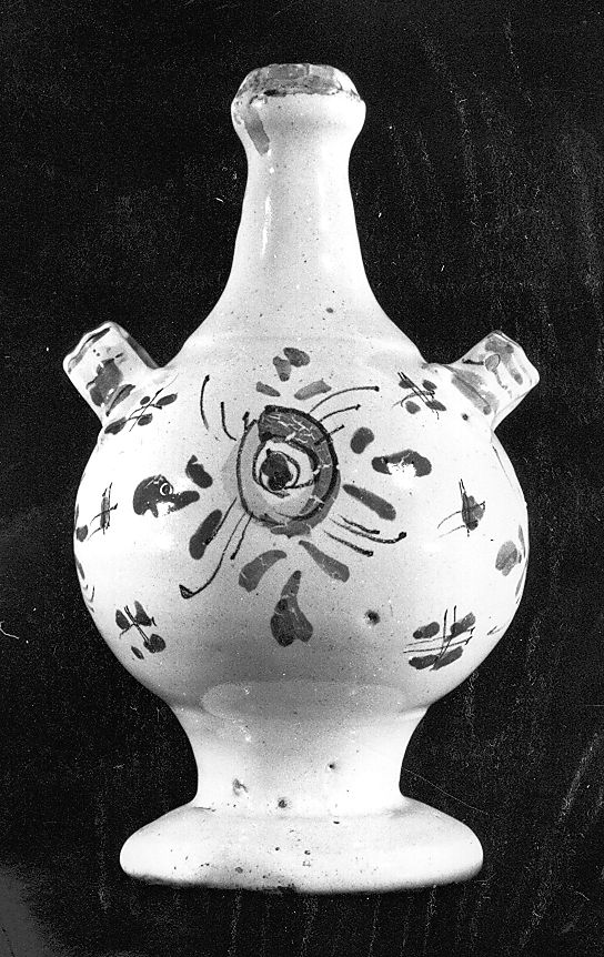 motivi decorativi floreali (bottiglia) - manifattura Italia centrale (sec. XVIII)