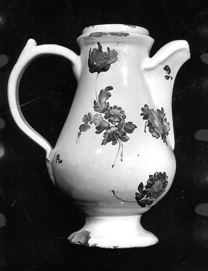 motivi decorativi floreali (bricco) di Fuina Gesualdo (attribuito) (fine/inizio secc. XVIII/ XIX)