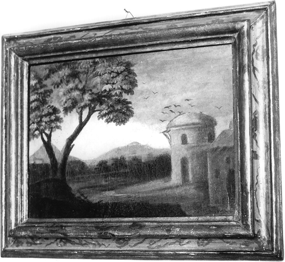 paesaggio (dipinto) - ambito Italia centrale (sec. XIX)