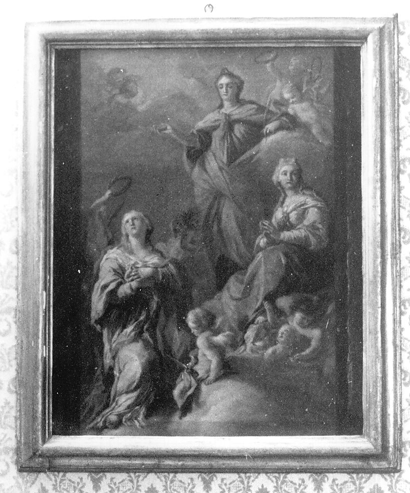 S. Lucia, S. Agata e S. Agnese (dipinto) - ambito veneto (sec. XVII)