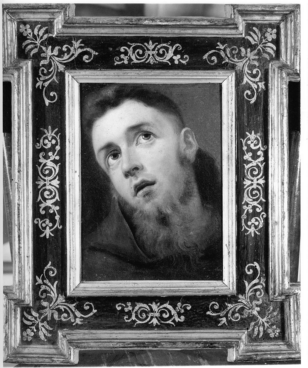 Testa di monaco (dipinto) - ambito abruzzese (prima metà sec. XVIII)