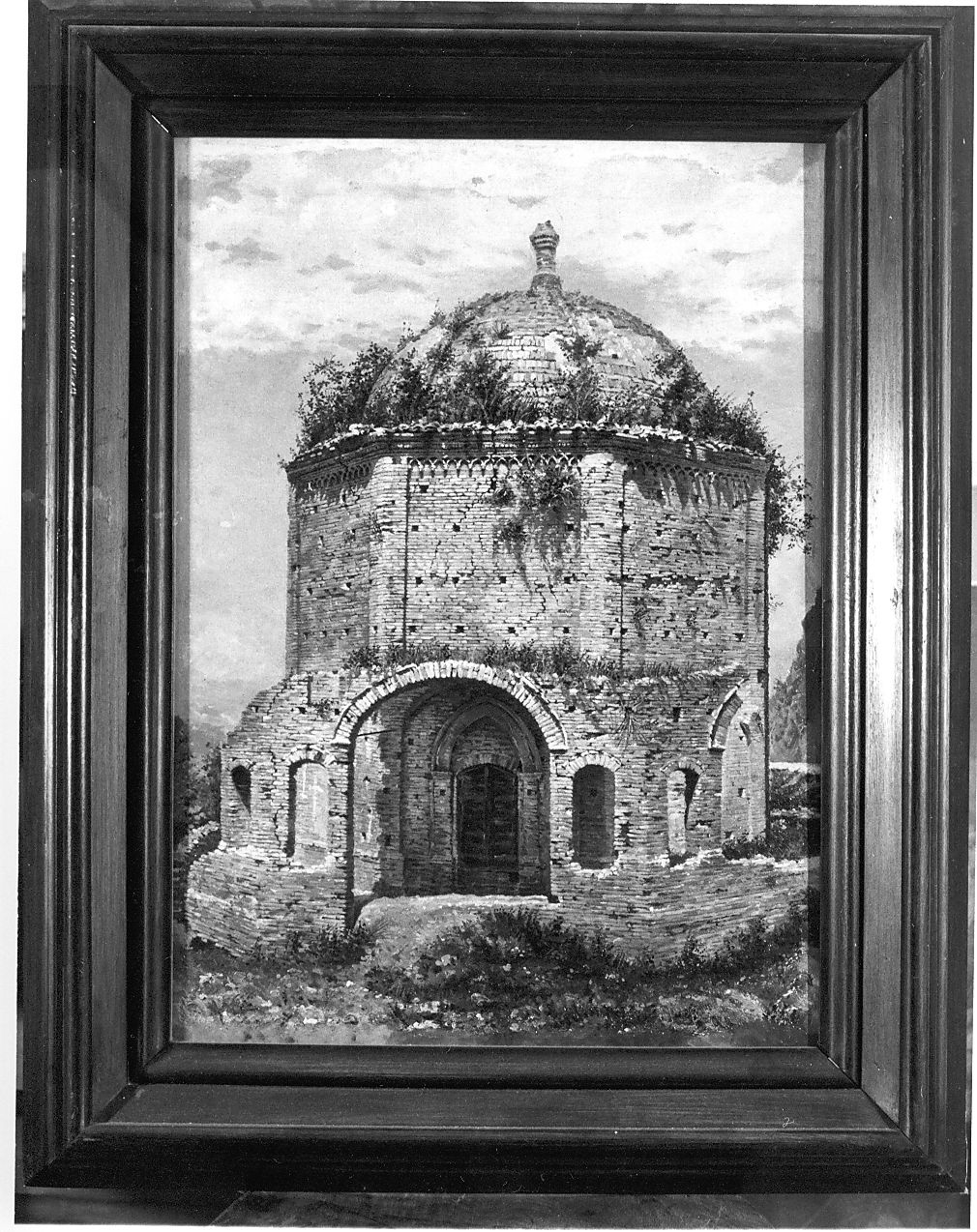 Chiesa antica (dipinto) - ambito abruzzese (sec. XIX)