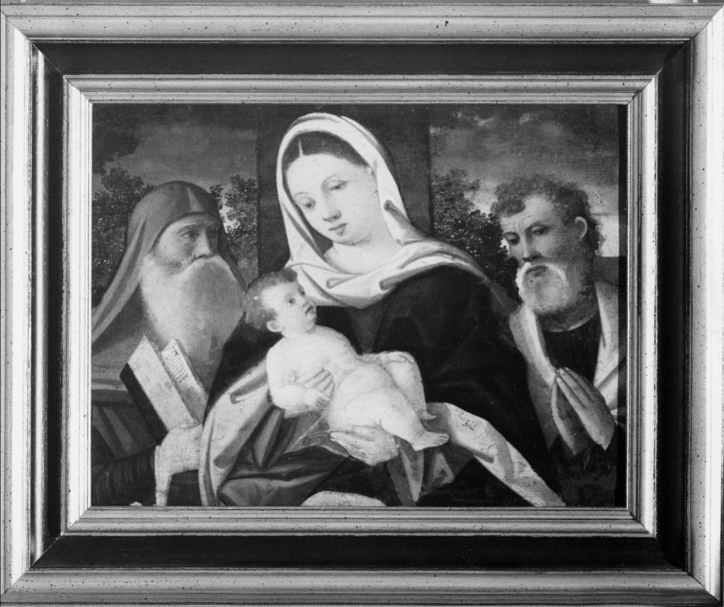 Madonna con Bambino e Santi (dipinto, opera isolata) - ambito veneto (sec. XVI)