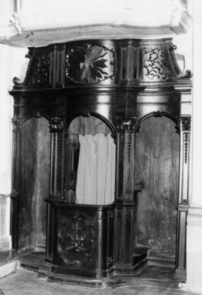 confessionale - ambito Italia meridionale (seconda metà sec. XVIII)