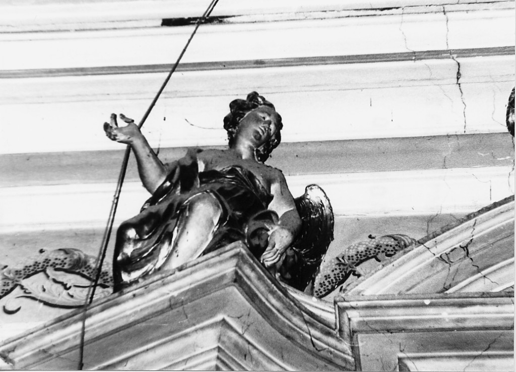 angelo (scultura, serie) di Rizza G (attribuito), Piazzoli Carlo (attribuito) (sec. XVIII)