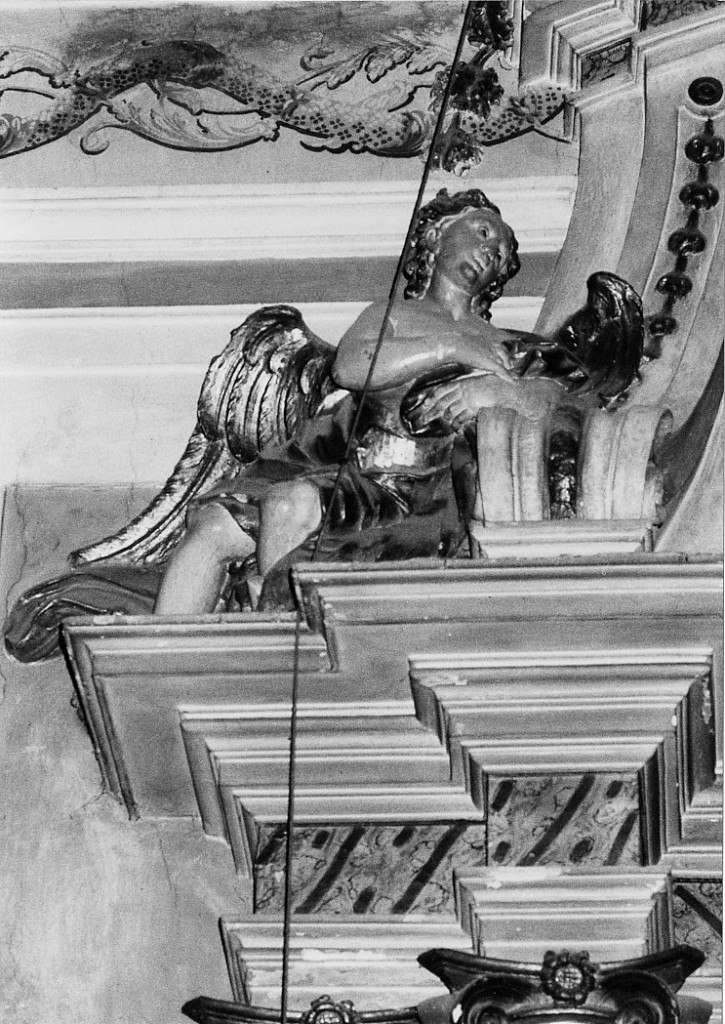 angelo (scultura, coppia) di Rizza G (attribuito), Piazzoli Carlo (attribuito) (sec. XVIII)