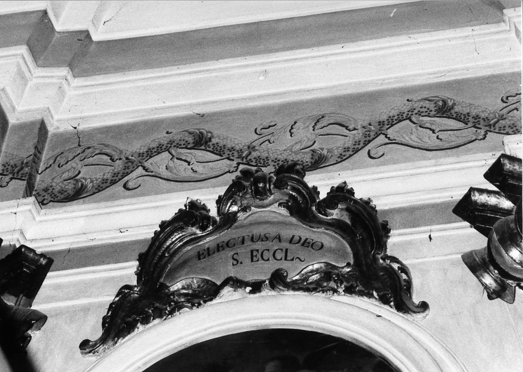 cornice, elemento d'insieme di Rizza G (attribuito), Piazzoli Carlo (attribuito) (sec. XVIII)