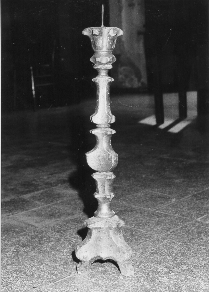 candeliere - ambito abruzzese (sec. XVIII)