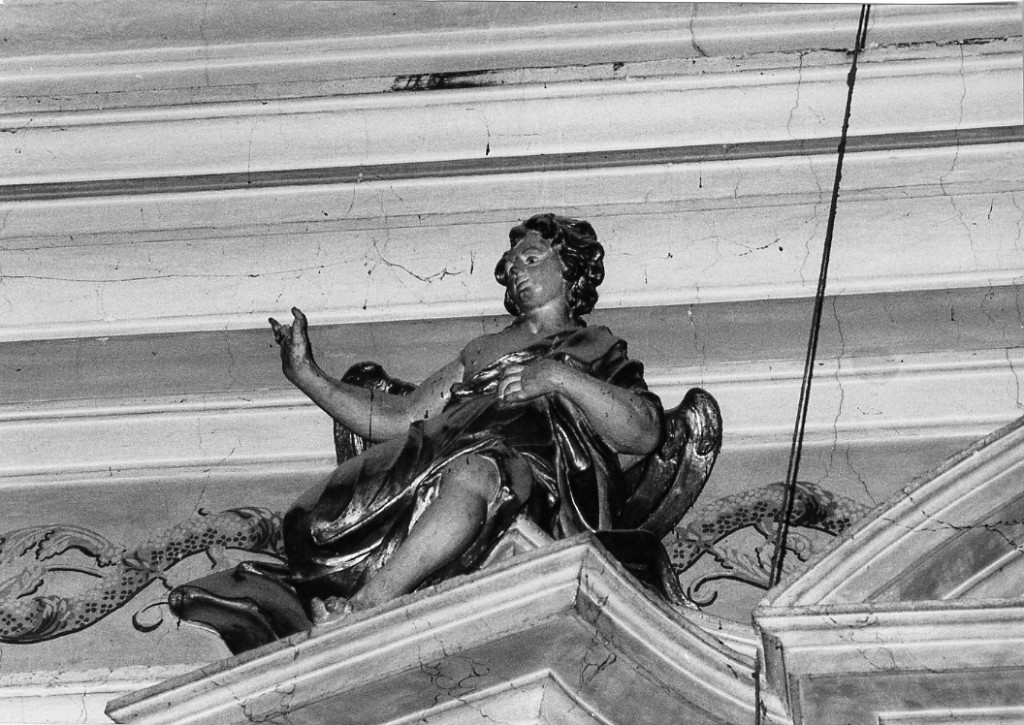 angelo (scultura, coppia) di Rizza G (attribuito), Piazzoli Carlo (attribuito) (sec. XVIII)