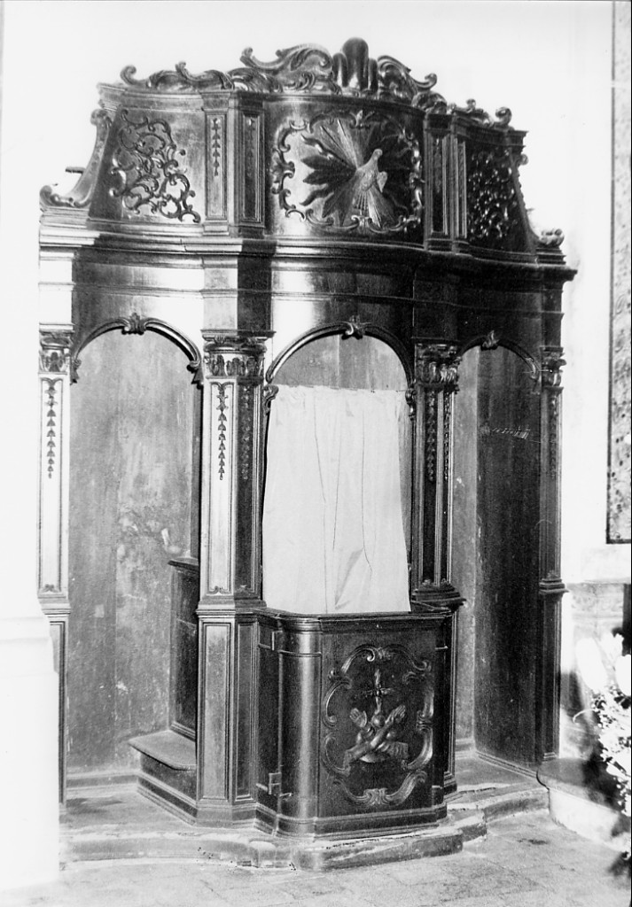 confessionale, serie - ambito abruzzese (seconda metà sec. XVIII)