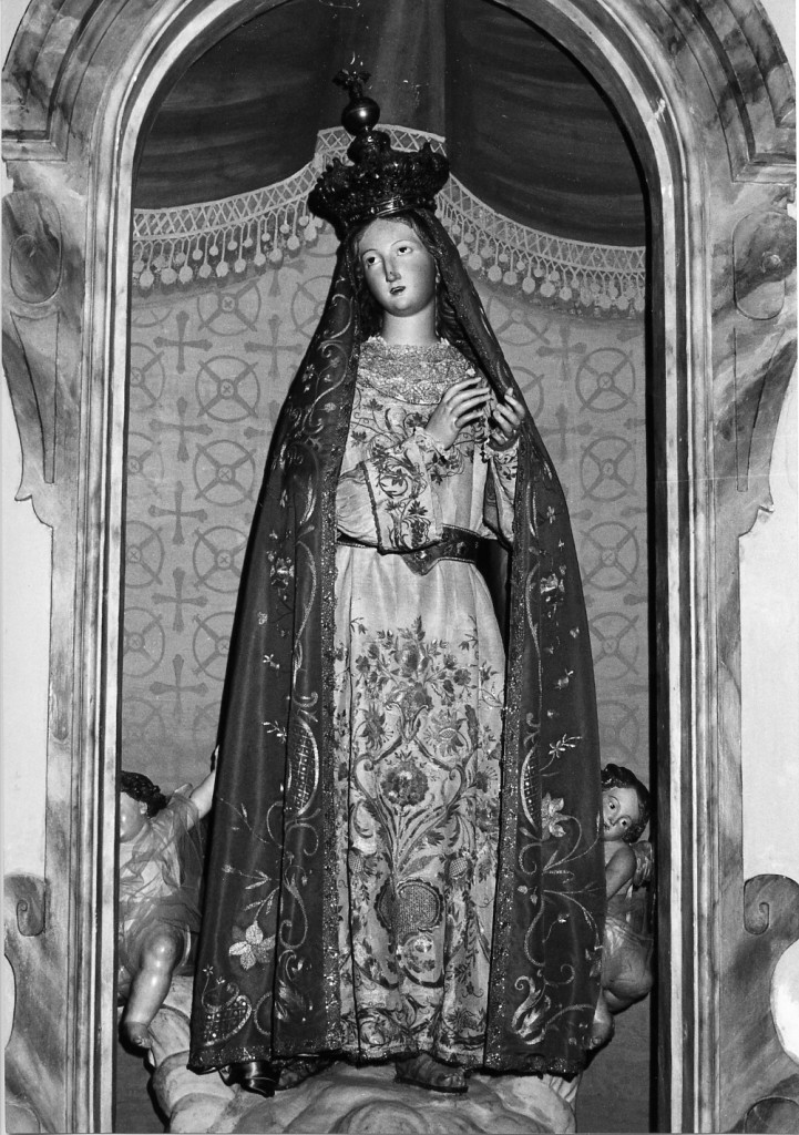 Madonna (statua) - ambito abruzzese (fine/inizio secc. XIX/ XX)