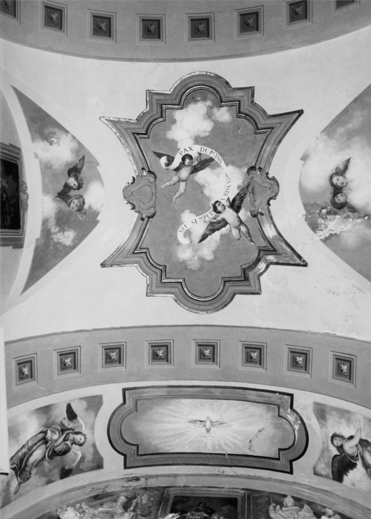 colomba della Spirito santo ed angeli (dipinto) - ambito abruzzese (fine sec. XVIII)