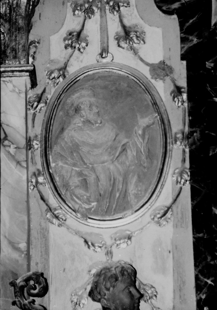 San Francesco (medaglione) - ambito abruzzese (seconda metà sec. XVIII)