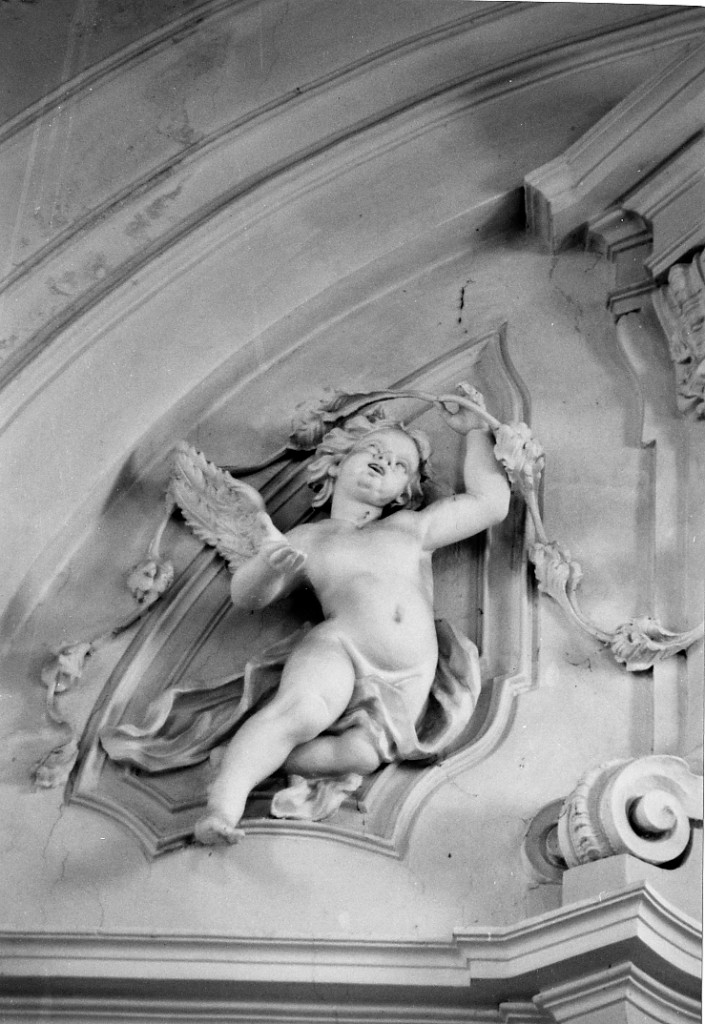 angelo (scultura, serie) di Piazza Andrea (attribuito) (sec. XVIII)