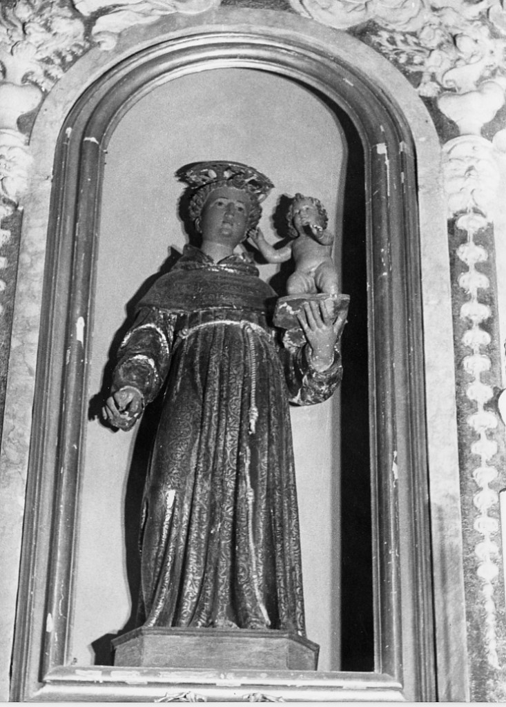 Sant'Antonio da Padova (statua) di Naccherino Michelangelo (maniera) (seconda metà sec. XVII)