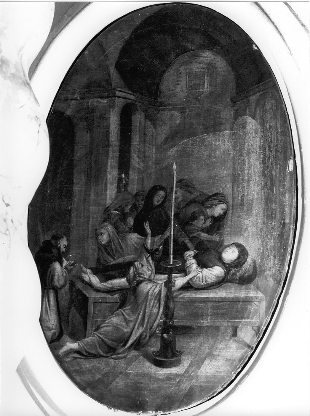 morte di Sant'Anna (dipinto) - ambito Italia centrale (sec. I)