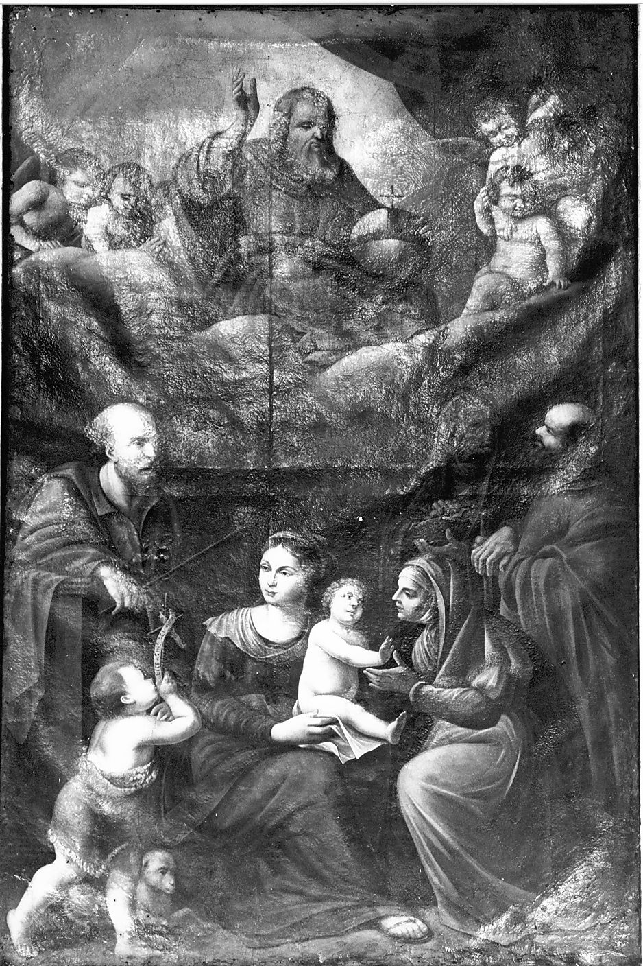 Sacra Famiglia (dipinto) - ambito Italia centrale (sec. I)