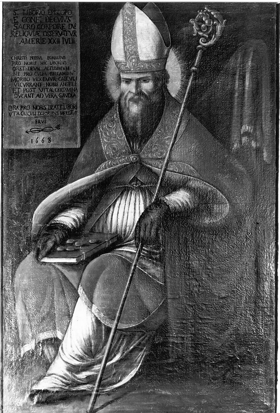 San Liborio Vescovo (dipinto) - ambito Italia centrale (sec. XVII)