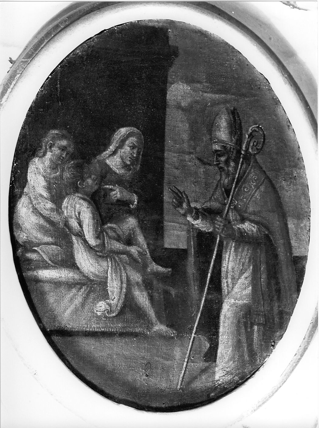 miracoli di San Liborio (dipinto, elemento d'insieme) - ambito Italia centrale (sec. I)