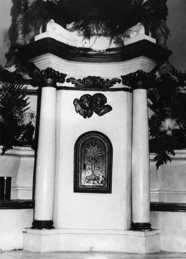 tabernacolo - a tempietto di Gianni G (cerchia) (sec. XVIII)