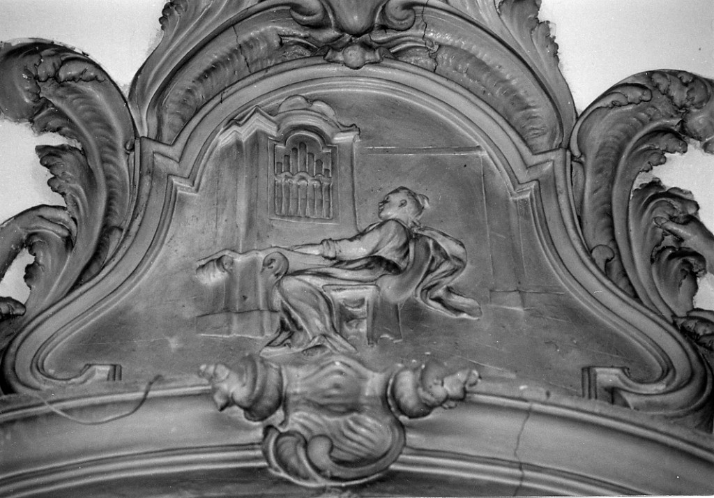 Santa Cecilia (rilievo) di Gianni G (cerchia) (sec. XVIII)