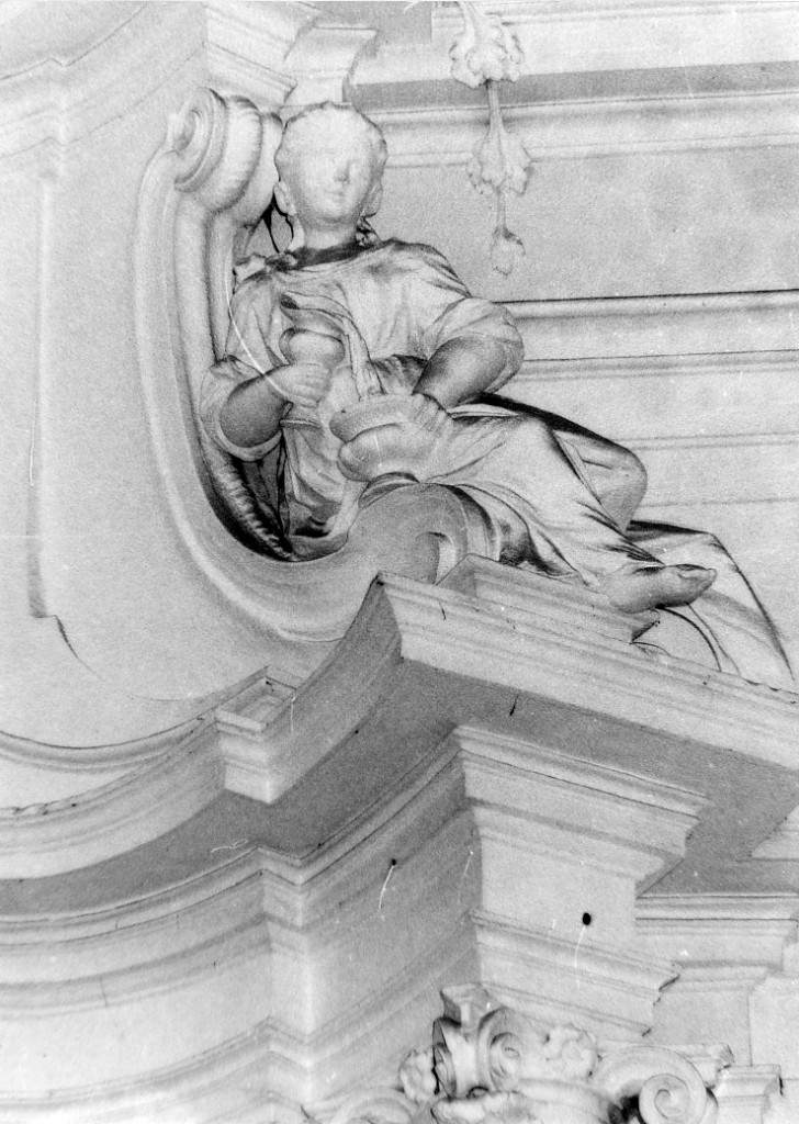 allegoria della Temperanza (scultura, elemento d'insieme) di Gianni G (cerchia) (sec. XVIII)