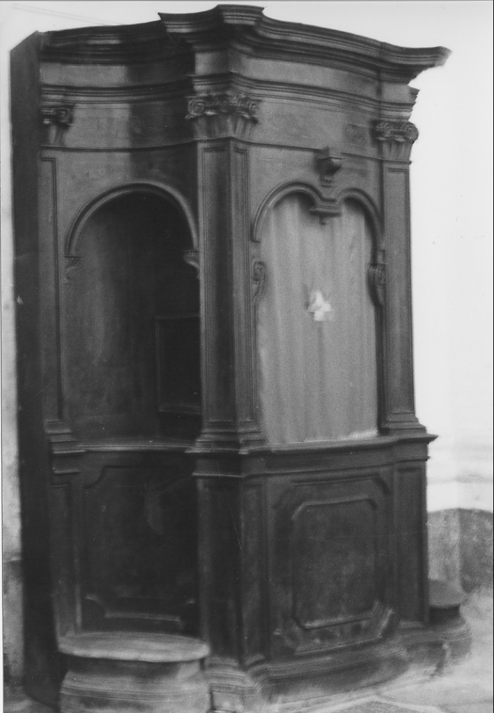 confessionale, coppia - ambito abruzzese (seconda metà sec. XVIII)
